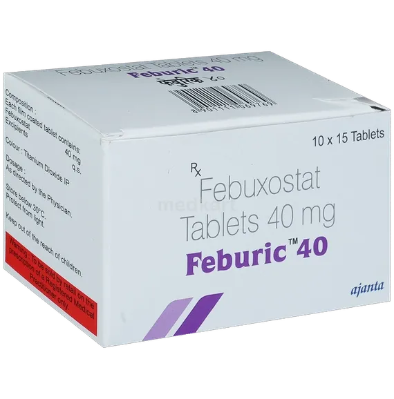 feburic 40mg tablet 15's